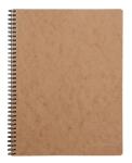 Clairefontaine Agebag Collegeblock A4 80Bl lin braun