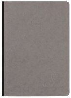 Clairefontaine Heft AgeBag A5 Leinen dot 96Bl grau