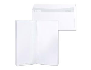 Clairefontaine Blck 50 Umschl Haftkl 110x220 DL 80g