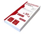 Clairefontaine Blck 50 Umschl Haftkl 110x220 DL 80g