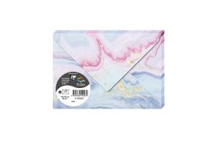 Clairefontaine Pollen Umschl C6 Marbling Pastell