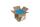 Clairefontaine Umschl Pollen 165x165 120g türkis