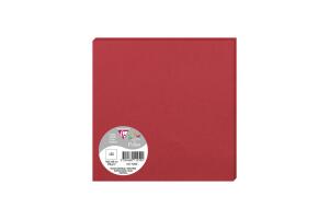 Clairefontaine Karte Pollen 160x160 210g kirschrot