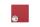 Clairefontaine Karte Pollen 160x160 210g kirschrot