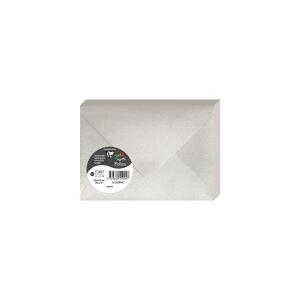 Clairefontaine Umschlag Pollen C6 120g Glitter sil