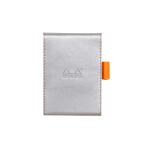 Rhodia Rhodia Block m Hül kar 84x115 silber
