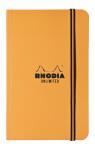 Rhodia Rhodia Notizb kar gummi 90x140 or