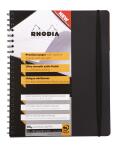 Rhodia Rhodia Notbook sp PP A4+ lin 90g sw