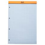 Rhodia Notizbl Rainbow A4 geh mperf kar 80Bl