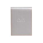Rhodia Notepad Rhodia 95x130 lin silber