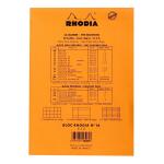 Rhodia Notizblck A5+geh mperf kar 80Bl ora