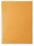Rhodia Block mit Hülle lin 220x308 orange