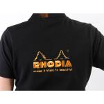 Rhodia Rhodia Poloshirt Herren Schwarz L