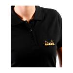 Rhodia Rhodia Poloshirt Damen Schwarz XL