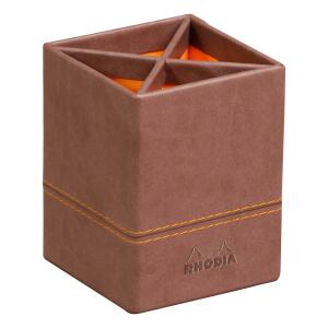 Rhodia Rhodia Stifteköcher 8x8x11 schoko