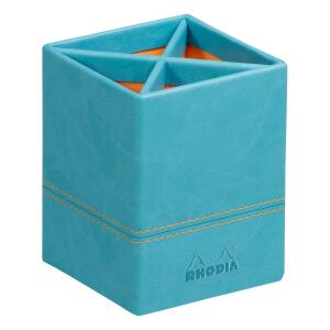 Rhodia Rhodia Stifteköcher 8x8x11 türkis