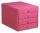 Rhodia Rhodia Schubladenbox 4er himbeer
