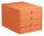 Rhodia Rhodia Schubladenbox 4er Mandarine