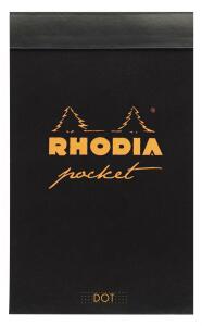 Rhodia Rhodia Block 7,5x12 40Bl dot 80g sw