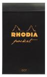 Rhodia Rhodia Block 7,5x12 40Bl dot 80g sw