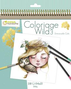 Avenue Mandarine Sammelmalbuch Coloriage Wild 3