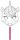 Avenue Mandarine Graffy Stick, Einhorn