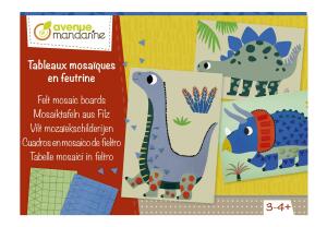 Clairefontaine Kreativset, Mosaiktafel aus Filz