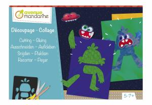Clairefontaine Kreativset Kleben-Kopieren, Monster
