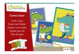 Clairefontaine Kreativset, Karten zum Sticken