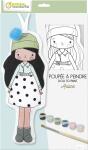 Clairefontaine Puppe zum Bemalen, Ariane