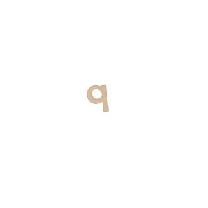 Clairefontaine Kleiner Buchstabe Kraft q