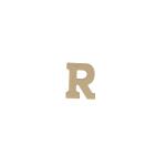 Clairefontaine Buchstabe R Kraft 20cm