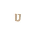 Clairefontaine Buchstabe U Kraft 20cm