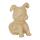 Clairefontaine Bulldogge sitzend 9x6cm