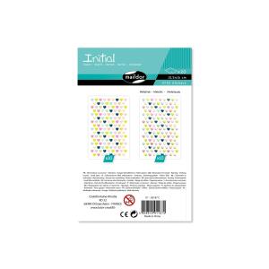 Maildor Initial Herz Glit Past 20Bg 10,5x16