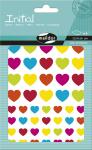 Clairefontaine Initial, 4Bg 10,5x16 Herzen farbig