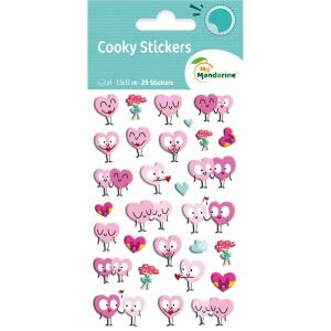 Clairefontaine Cooky, Herzen 1Bg 7,5x12