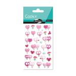 Clairefontaine Cooky, Herzen 1Bg 7,5x12