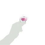 Clairefontaine Cooky, Herzen 1Bg 7,5x12