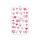 Clairefontaine Cooky, Herzen 1Bg 7,5x12