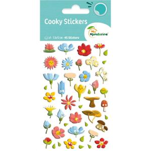 Clairefontaine Cooky, Blumen, 1Bg 7,5x12