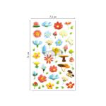 Clairefontaine Cooky, Blumen, 1Bg 7,5x12