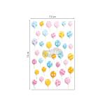 Clairefontaine Cooky, Luftballons, 1Bg 7,5x12