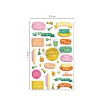 Clairefontaine Cooky, 1Bg 7,5x12cm, Happy Birthday