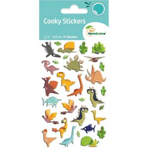 Clairefontaine Cooky, 1Bg 7,5x12cm, Dinoaurier