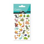 Clairefontaine Cooky, 1Bg 7,5x12cm, Dinoaurier