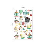 Clairefontaine Cooky, 1Bg 7,5x12cm, Jahrmarkt