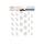 Maildor M. Design Stickino 38x30 Federn