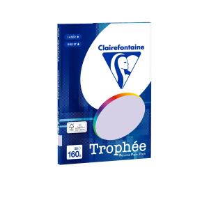 Clairefontaine CLAIRALFA PPP A4 160G 50BL LILA