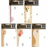 TAUN Tischkarten 6er Pack Goldhochzeit - exklusiv
